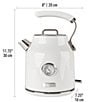 Color:White - Image 2 - Dorset 1.7 Liter (7 Cup) Stainless Steel Cordless Electric Kettle with Auto Shut-Off and Boil-Dry