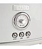 Haden Dorset 2 Slice Toaster Stainless Steel Wide Slot with Removable Crumb Tray and Control Settings Ivory and Chrome, Color:White - Image 9