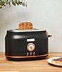 Haden Dorset 2 Slice Toaster Stainless Steel Wide Slot with Removable Crumb Tray and Control Settings, Color:Black - Image 16