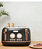 Haden Dorset 4 Slice Stainless Steel Wide Slot Control Settings Toaster, Color:Black - Image 13