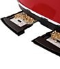 Haden Dorset 4-Slice Toaster Wide Slot with Removable Crumb Tray, Color:Red/Chrome - Image 2