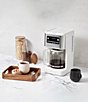 Haden Generous Brew 14-Cup Digital Drip Coffee Maker, Color:Ivory/Chrome - Image 4