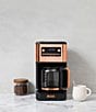Haden Generous Brew 14-Cup Digital Drip Coffee Maker, Color:Black/Copper - Image 4