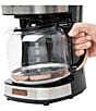 Color:Silver - Image 2 - Haden Drip Coffee Maker 12 Cup Countertop Coffee Machine for Home with Glass Coffee Carafe - Vintage Retro Kitchen Program