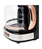 Haden Haden Drip Coffee Maker 12 Cup Countertop Coffee Machine for Home with Glass Coffee Carafe, Color:Silver - Image 4