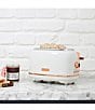 Haden Heritage 2 Slice Stainless Steel Wide Slot with Control Settings Toaster, Color:White - Image 7
