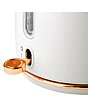 Color:White - Image 4 - Heritage 1.7 Liter Stainless Steel Cordless Electric Kettle with Auto Shut-Off and Boil-Dry
