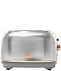 Color:Silver - Image 1 - Heritage 2 Slice Toaster Stainless Steel Wide Slot with Removable Crumb Tray and Control Settings