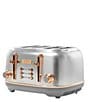 Color:Silver - Image 3 - Heritage 4 Slice Toaster Stainless Steel Wide Slot with Removable Crumb Tray and Control Settings