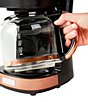 Haden Modern 12-Cup Programmable Drip Coffee Maker with Strength Control and Timer- Black & Copper, Color:Black/Copper - Image 7