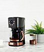 Haden Modern 12-Cup Programmable Drip Coffee Maker with Strength Control and Timer- Black & Copper, Color:Black/Copper - Image 12