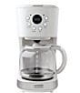 Haden Modern 12-Cup Programmable Drip Coffee Maker with Strength Control and Timer, Color:White - Image 1