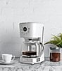 Haden Modern 12-Cup Programmable Drip Coffee Maker with Strength Control and Timer, Color:White - Image 7