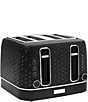 Haden Starbeck 4 Slice Toaster Wide Slot with Removable Crumb Tray, Variable Browning Control, and Settings, Color:Black - Image 3