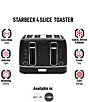 Haden Starbeck 4 Slice Toaster Wide Slot with Removable Crumb Tray, Variable Browning Control, and Settings, Color:Black - Image 5