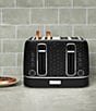 Haden Starbeck 4 Slice Toaster Wide Slot with Removable Crumb Tray, Variable Browning Control, and Settings, Color:Black - Image 6