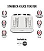 Haden Starbeck 4 Slice Toaster Wide Slot with Removable Crumb Tray, Variable Browning Control, and Settings, Color:White - Image 6