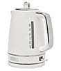 Color:White - Image 2 - Starbeck Kettle 1.7 Liter Textured PP/ABS Body, Cordless Electric Kettle with Auto Shut-Off and Boil-Dry