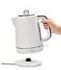 Color:White - Image 4 - Starbeck Kettle 1.7 Liter Textured PP/ABS Body, Cordless Electric Kettle with Auto Shut-Off and Boil-Dry