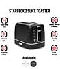 Haden Starbeck Starbeck 2 Slice Toaster Wide Slot with Removable Crumb Tray, Variable Browning Control, and Settings, Color:Black - Image 7