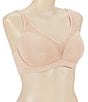 Color:Sable Rose - Image 1 - Half Moon Active by Modern Movement Mesh Underwire Sports Bra