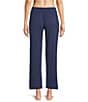 Modern Movement Half Moon by Modern Movement Jersey Knit Drawstring Tie Coordinating Lounge Pants, Color:Tundra Blue - Image 2