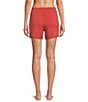 Modern Movement Half Moon by Modern Movement Knit Drawstring Tie Closure Coordinating Lounge Shorts, Color:Tandoori Spice - Image 2