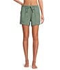 Modern Movement Half Moon by Modern Movement Knit Drawstring Tie Closure Coordinating Lounge Shorts, Color:Laurel Wreath - Image 1