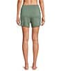 Modern Movement Half Moon by Modern Movement Knit Drawstring Tie Closure Coordinating Lounge Shorts, Color:Laurel Wreath - Image 2