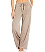 Modern Movement Half Moon by Modern Movement Knit Drawstring Tie Coordinating Lounge Pants, Color:Driftwood - Image 1