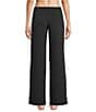 Modern Movement Half Moon by Modern Movement Knit Drawstring Tie Coordinating Lounge Pants, Color:Black - Image 2