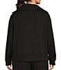 Half Moon By Modern Movement Long Sleeve Crew Neck Scuba Knit Coordinating Lounge Top - Image 2