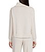 Modern Movement Half Moon by Modern Movement Long Sleeve Half-Zip Pullover, Color:Moonbeam - Image 2