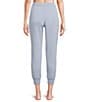 Modern Movement Half Moon By Modern Movement Scuba Knit Drawstring Tie Coordinating Lounge Pants, Color:Blue Blizzard - Image 2