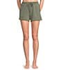 Half Moon by Modern Movement Scuba Knit Drawstring Tie Lounge Sleep Shorts - Image 4