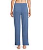 Half Moon by Modern Movement Solid Jersey Knit Drawstring Tie Coordinating Slim Lounge Pants - Image 6