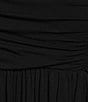 Modern Movement Half Moon by Modern Movement Solid Strapless Knit Tunic, Color:Black - Image 3