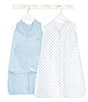 HALO Halo Baby 3-12 Months SleepSack Swaddle Wearable Blanket 2-Piece Gift Set, Color:Chambray - Image 1