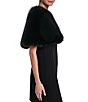 Halston Faux Fur Capelet - Image 3