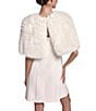 Halston Faux Fur Capelet - Image 6