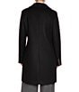 Halston Wool Blend Point Collar Long Sleeve Single Breasted Walker - Image 2
