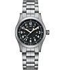 Hamilton Khaki Field Mechanical Bracelet Watch, Color:Silver - Image 1