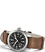 Hamilton Men's Khaki Field Mechanical Brown NATO Leather Strap Watch, Color:Brown/Black - Image 2