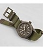 Color:Green - Image 1 - Khaki Field Mechanical NATO Green Strap Watch