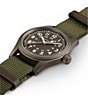 Color:Green - Image 2 - Khaki Field Mechanical NATO Green Strap Watch