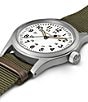 Hamilton Khaki Field Mechanical NATO Strap Watch, Color:Green - Image 3