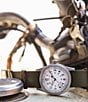 Hamilton Khaki Field Mechanical NATO Strap Watch, Color:Green - Image 5