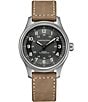 Color:Brown - Image 1 - Khaki Field Titanium Automatic Watch