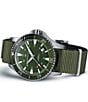 Color:Green - Image 2 - Men's Khaki Scuba Automatic Green NATO Strap Watch