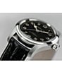 Color:Black - Image 4 - Men's Khaki Field Murph Automatic Black Leather Strap Watch